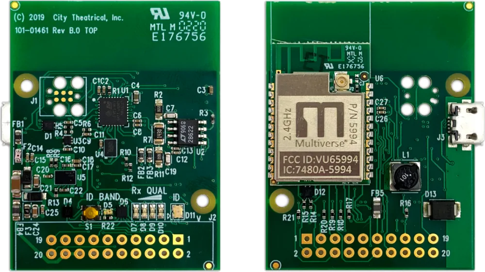 Multiverse Receiver Card, 2.4 GHz.