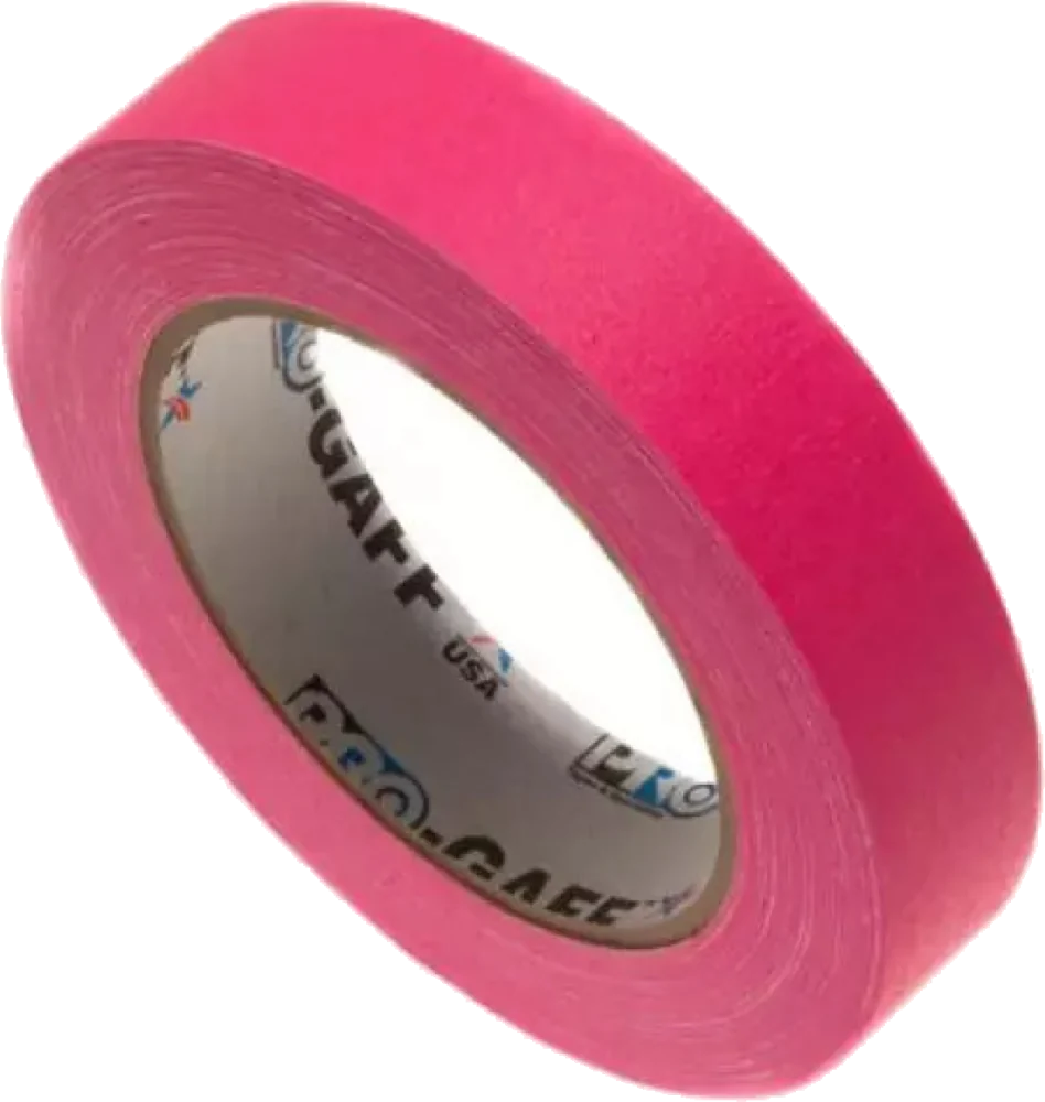 Glow tape gaffa 24mm x 22,8m Pink